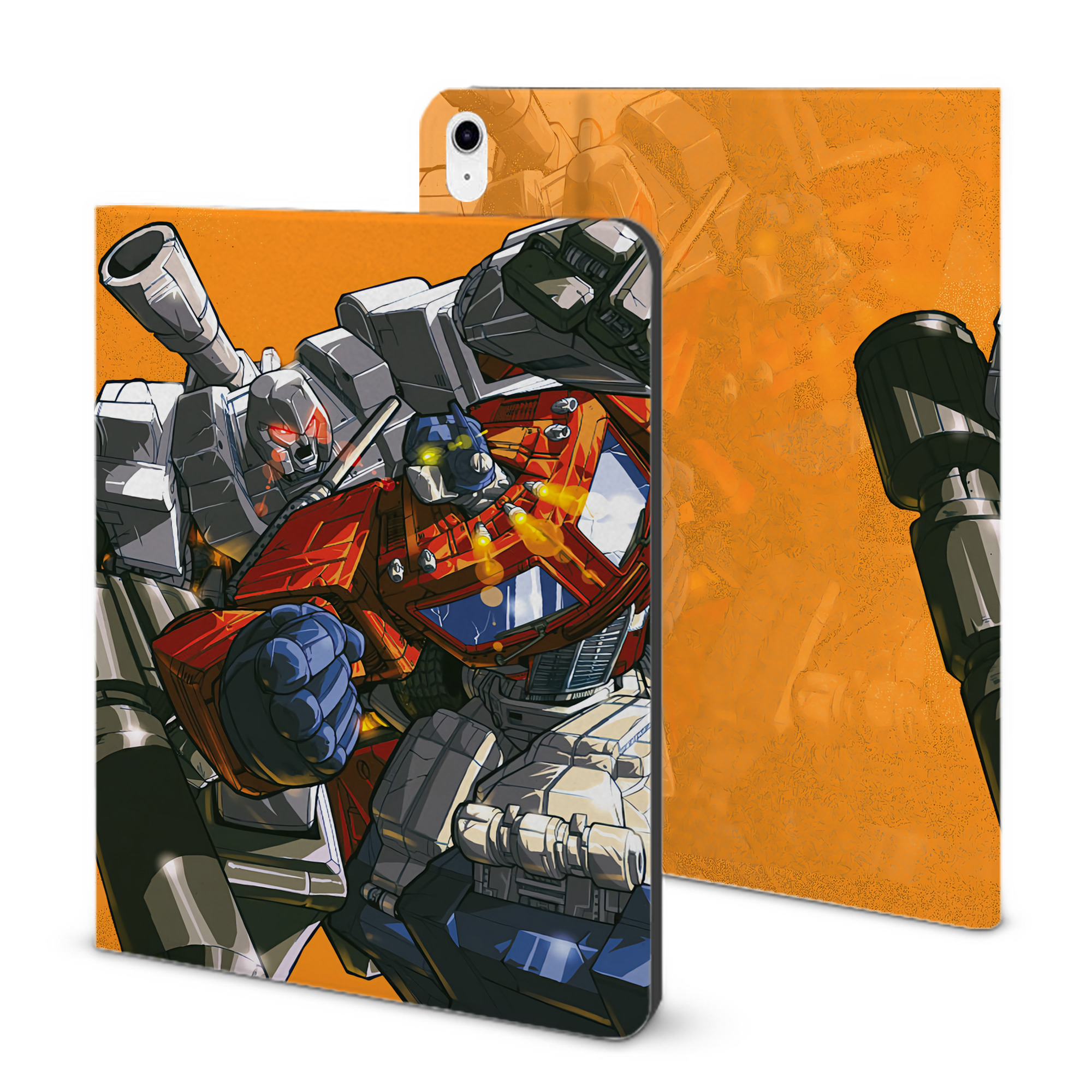 （画像用） Transformers トランスフォーマー IPad ケース ブック型 PUレザー TPU 耐衝撃 軽量 薄型 ペン収納なし 全面保護 IPad 各モデル対応
